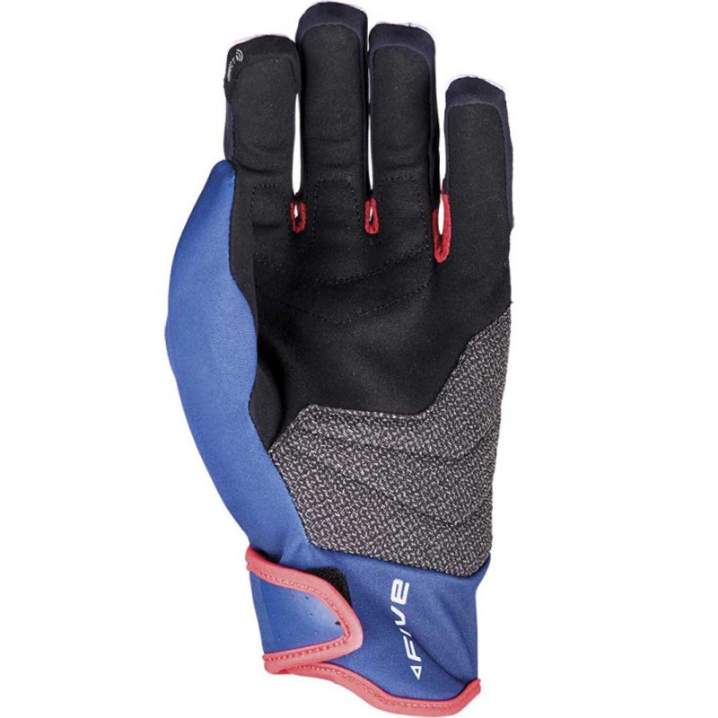 GUANTES FIVE TFX5 GRIS/AZUL/ROJO