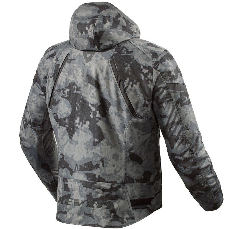 CHAQUETA REVIT FLARE 3 H2O CAMO/DARK GREY