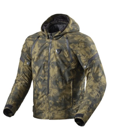 CHAQUETA REVIT FLARE 3 H2O CAMO/DARK GREEN