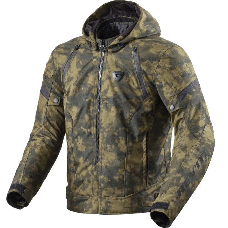 CHAQUETA REVIT FLARE 3 H2O CAMO/DARK GREEN