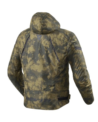 CHAQUETA REVIT FLARE 3 H2O CAMO/DARK GREEN