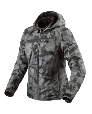 CHAQUETA REVIT FLARE 3 H2O LADY CAMO/DARK GREY