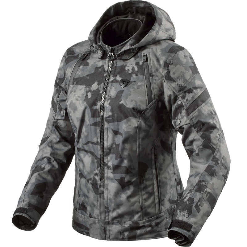 CHAQUETA REVIT FLARE 3 H2O LADY CAMO/DARK GREY