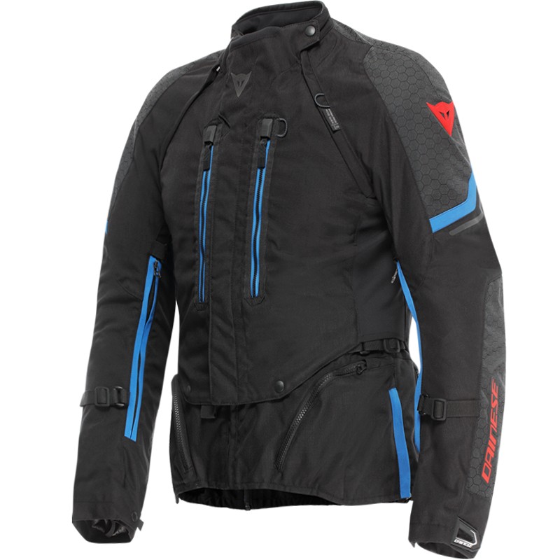 CHAQUETA DAINESE SUPER ADVENTURE ABSOLUTESHELL BLACK/BLACK/BLUE