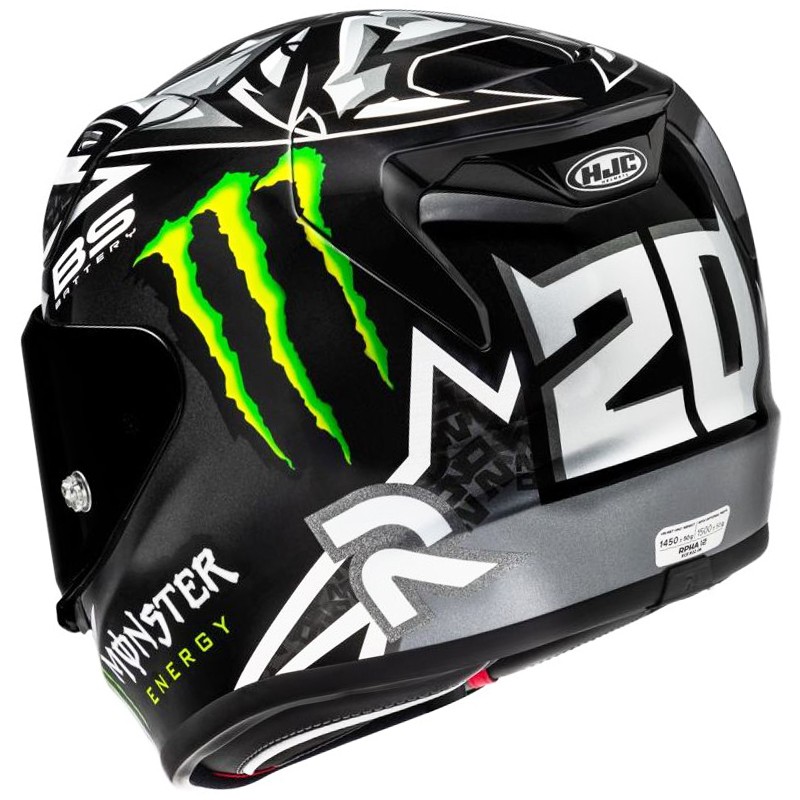 CASCO HJC RPHA 12 QUARTARARO REPLICA BLACK