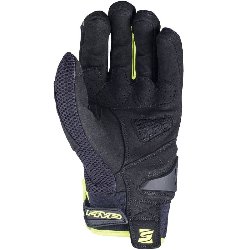 GUANTES FIVE RS5 AIR NEGRO/AMARILLO