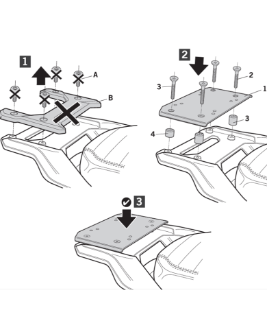 KIT DE FIJACIÓN POSTERIOR SHAD S0CP10ST SUPER SOCO CPX ELECTRIC