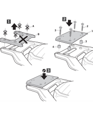 KIT DE FIJACIÓN POSTERIOR SHAD S0CP10ST SUPER SOCO CPX ELECTRIC