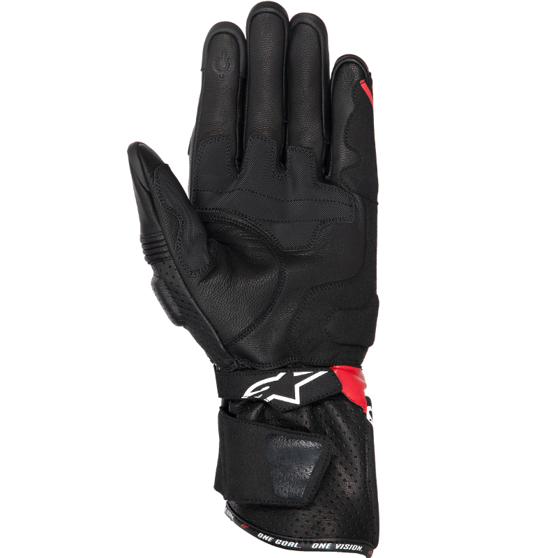 GUANTES ALPINESTARS SP-3 BLACK/RED BRIGHT/WHITE