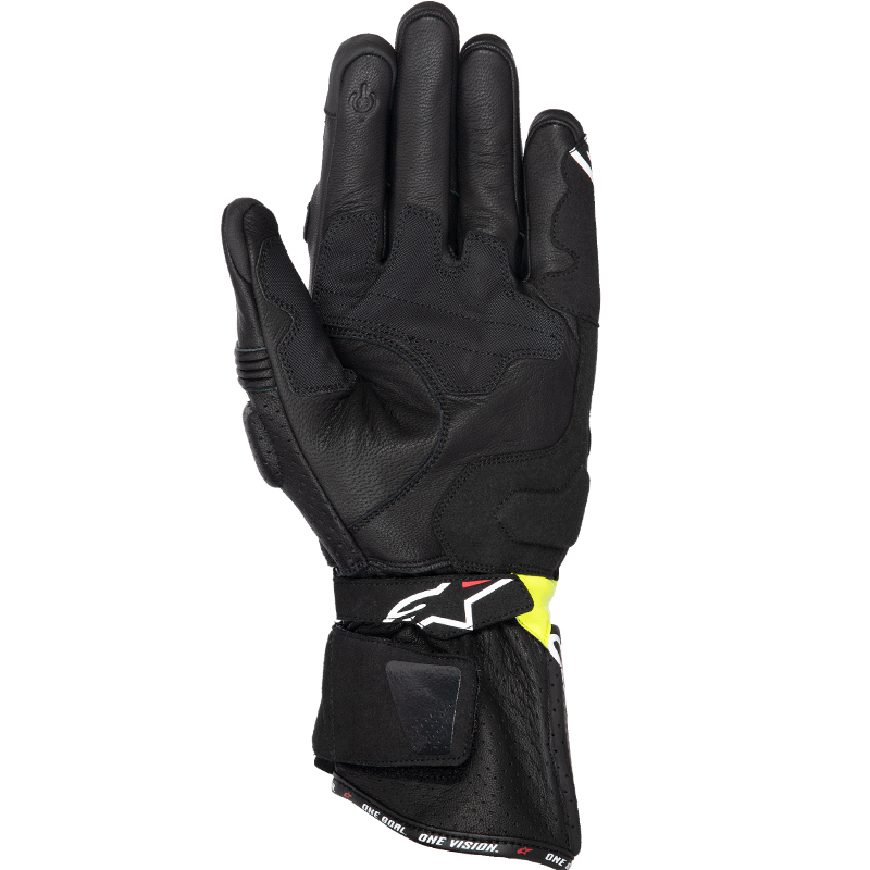 GUANTES ALPINESTARS SP-3 BLACK/YELLOW FLUO/WHITE