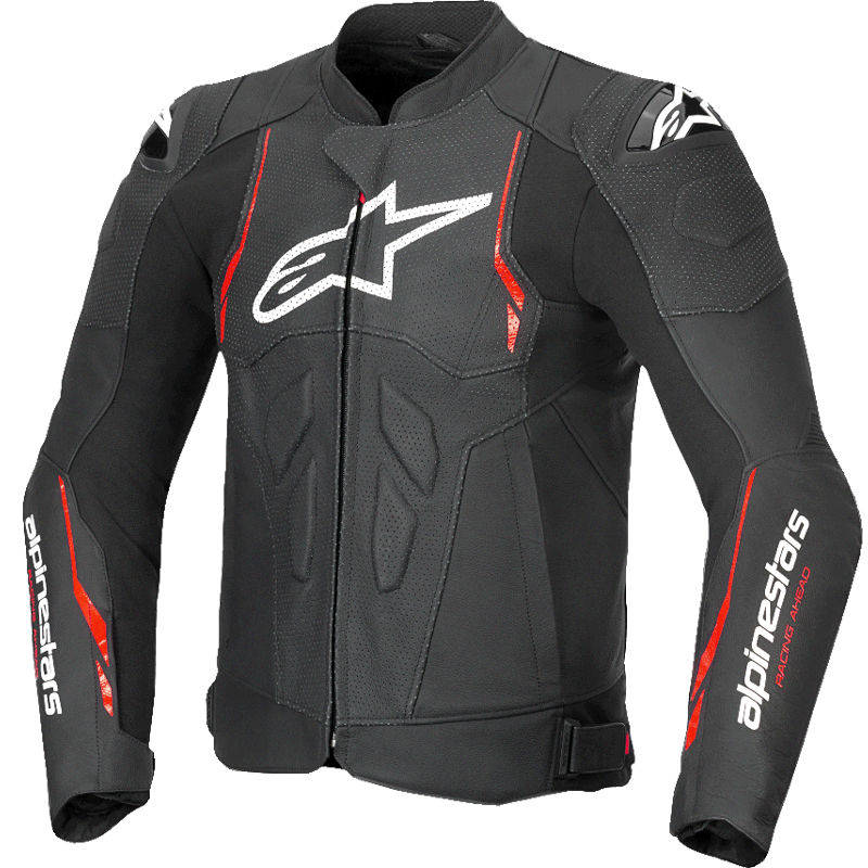 CHAQUETA ALPINESTARS DUSK AIRFLOW BLACK/RED FLUO