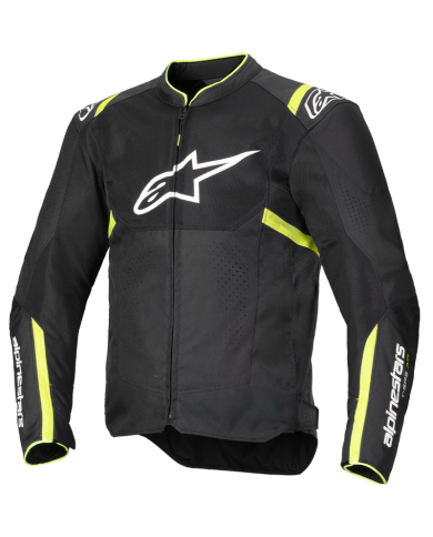 CHAQUETA ALPINESTARS T-SPS AIR V2 BLACK/YELLOW FLUO