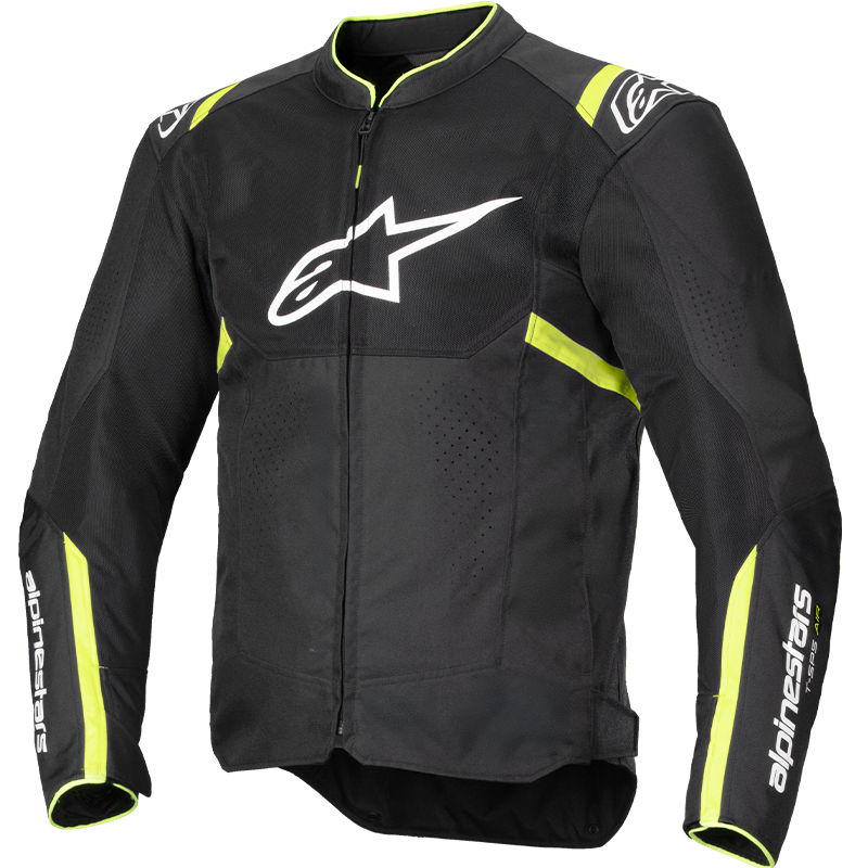 CHAQUETA ALPINESTARS T-SPS AIR V2 BLACK/YELLOW FLUO