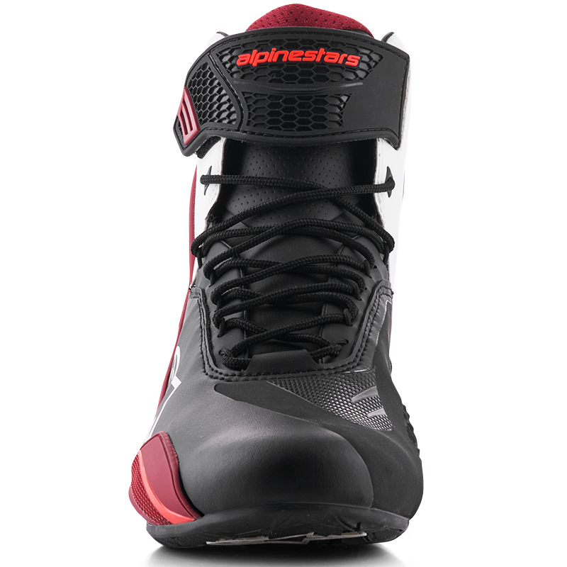 ZAPATILLAS ALPINESTARS FASTER-4 BLACK/WHITE/DARK RED