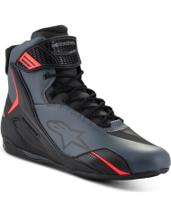ZAPATILLAS ALPINESTARS FASTER-4 BLACK/GRAY/RED FLUO