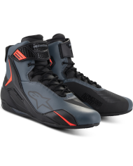 ZAPATILLAS ALPINESTARS FASTER-4 BLACK/GRAY/RED FLUO