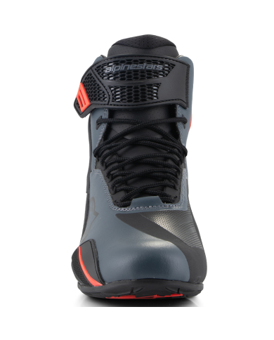 ZAPATILLAS ALPINESTARS FASTER-4 BLACK/GRAY/RED FLUO