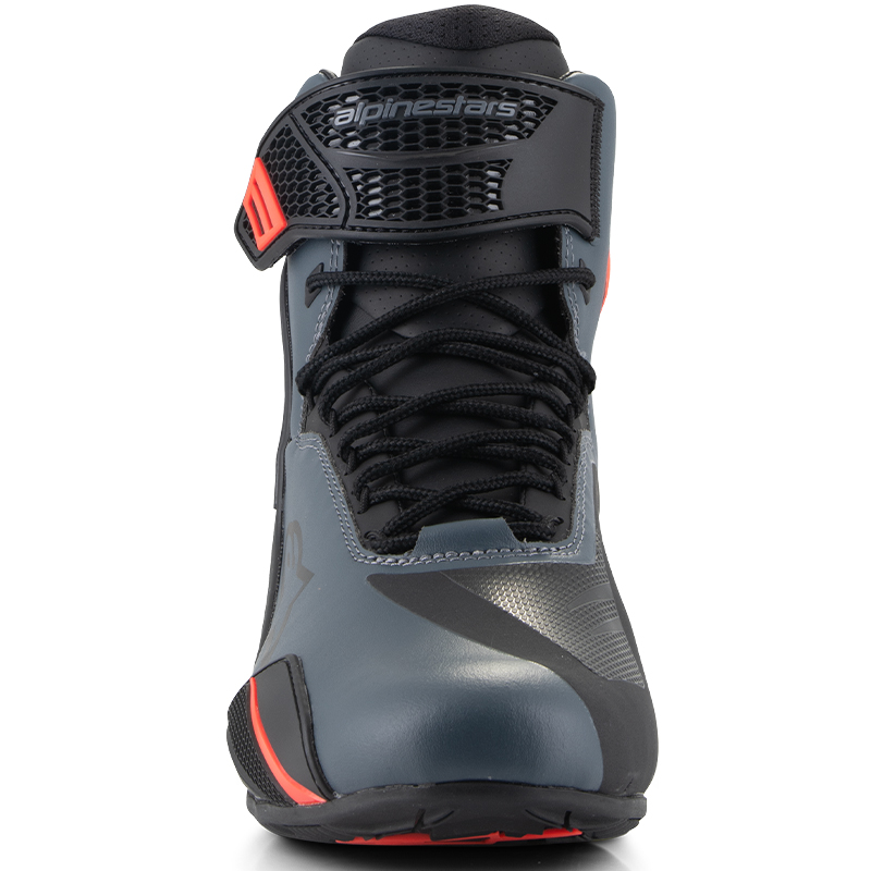 ZAPATILLAS ALPINESTARS FASTER-4 BLACK/GRAY/RED FLUO