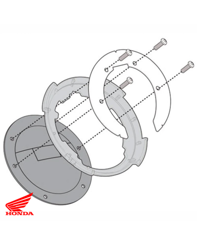 ADAPTADOR GIVI PARA BOLSAS TANKLOCK BF30