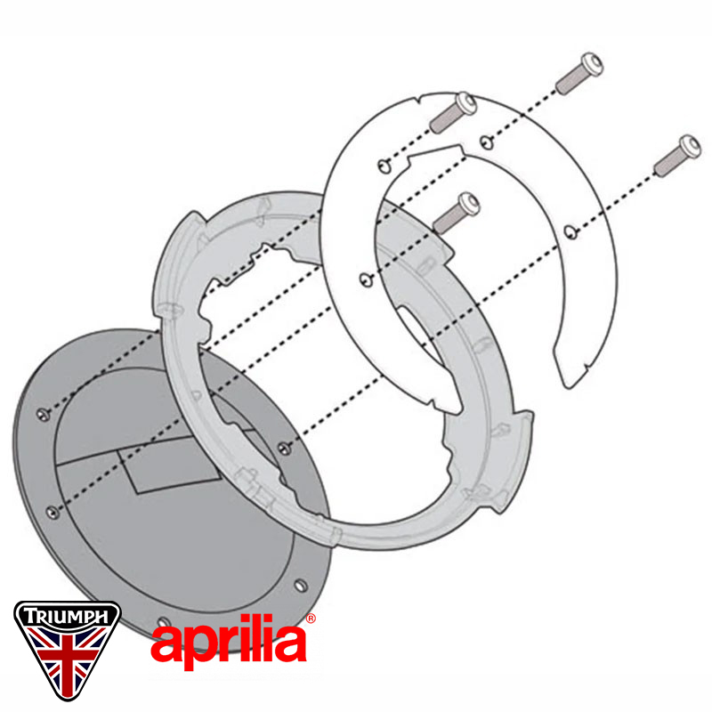 ADAPTADOR GIVI PARA BOLSAS TANKLOCK BF02