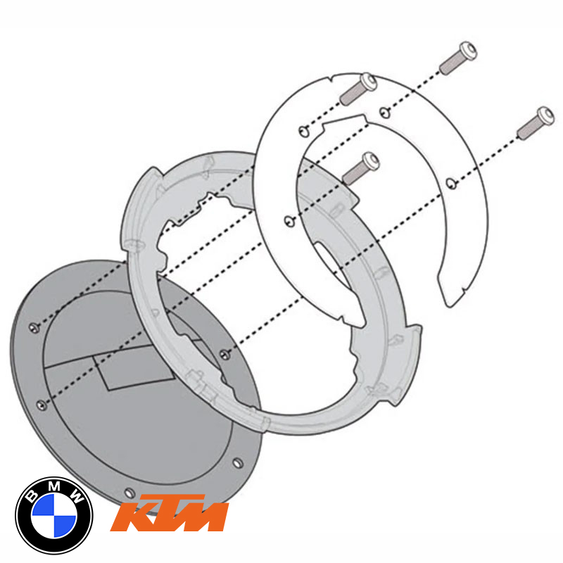 ADAPTADOR GIVI PARA BOLSAS TANKLOCK BF11