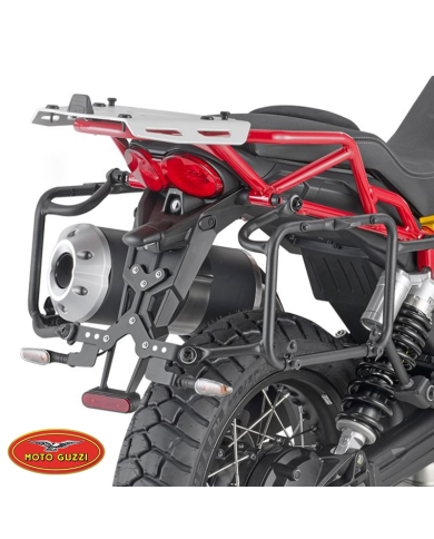 KIT DE FIJACION MALETAS LATERALES GIVI PLOR8203MK MOTO GUZZI V85 TT