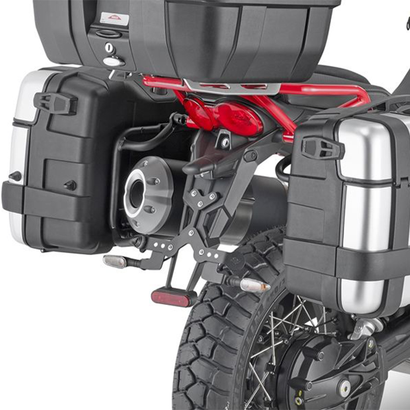 KIT DE FIJACION MALETAS LATERALES GIVI PLOR8203MK MOTO GUZZI V85 TT