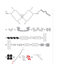 KIT DE FIJACION MALETAS LATERALES GIVI PLOR8203MK MOTO GUZZI V85 TT
