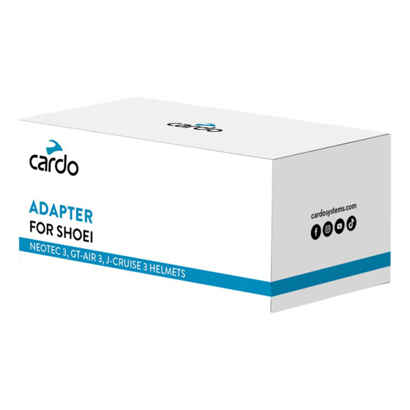 ADAPTADOR CARDO PACKTALK EDGE/NEO/CUSTOM PARA CASCOS SHOEI GT-AIR 3/NEOTEC 3/J-CRUISE 3