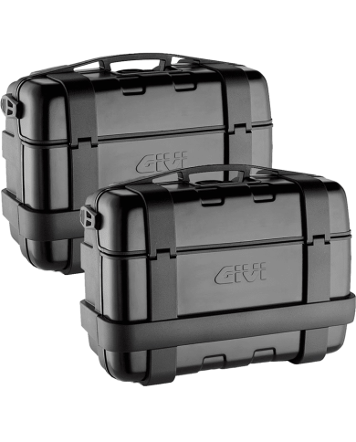 PACK MALETAS GIVI TRK33B TREKKER BLACK MONOKEY