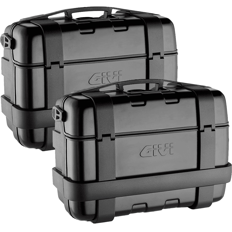 PACK MALETAS GIVI TRK33B TREKKER BLACK MONOKEY