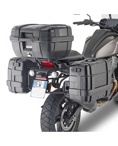 PACK MALETAS GIVI TRK33B TREKKER BLACK MONOKEY