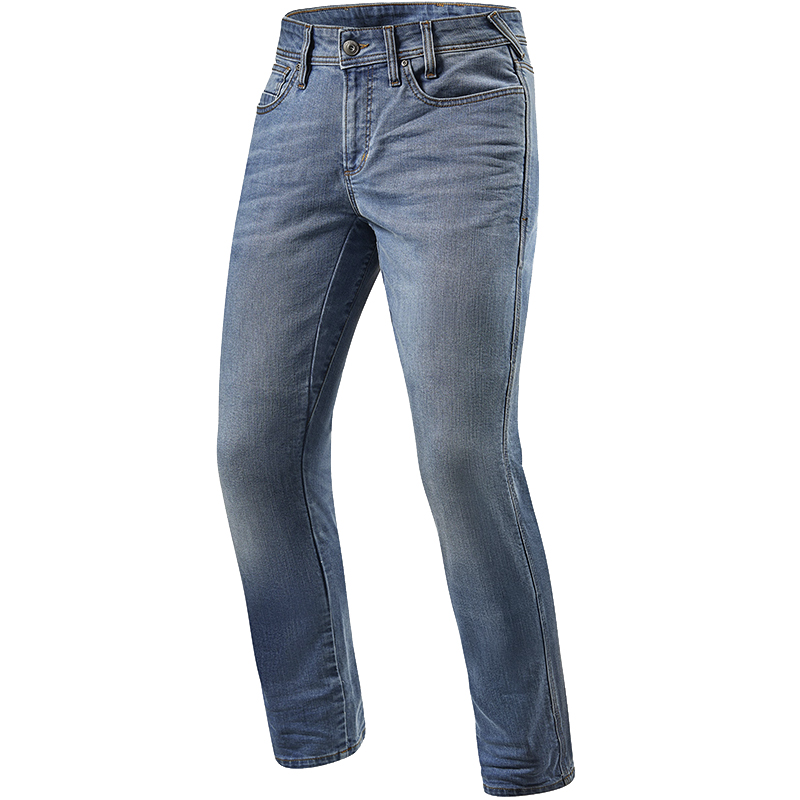 PANTALONES VAQUEROS REVIT BRENTWOOD SF AZUL CLARO GASTADO