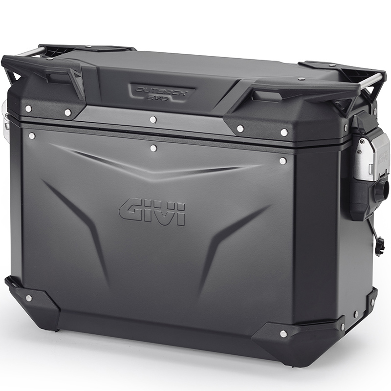 MALETA GIVI TREKKER OUTBACK EVO SMART 37 BLACK LINE OBKEV37BL IZQUIERDA