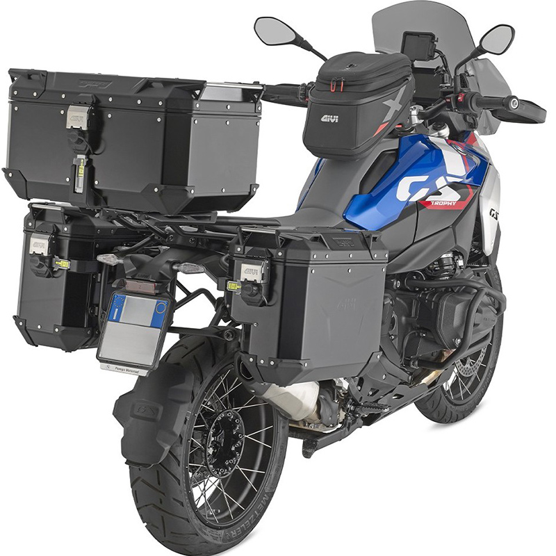 MALETA GIVI TREKKER OUTBACK EVO SMART 37 BLACK LINE OBKEV37BL IZQUIERDA