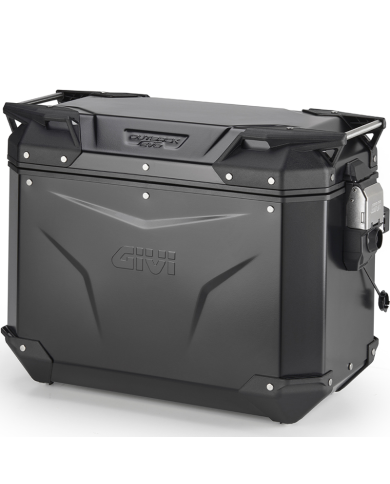 MALETA GIVI TREKKER OUTBACK EVO SMART 44 BLACK LINE OBKEV44BL IZQUIERDA