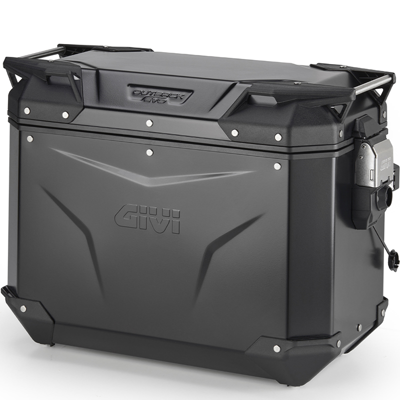 MALETA GIVI TREKKER OUTBACK EVO SMART 44 BLACK LINE OBKEV44BL IZQUIERDA