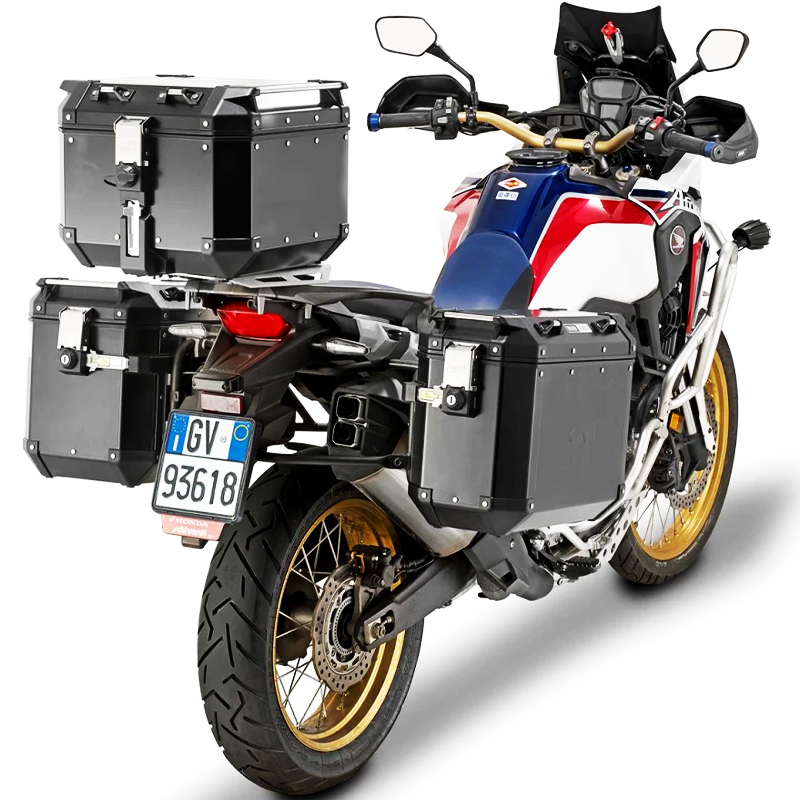 MALETA GIVI TREKKER OUTBACK EVO SMART 44 BLACK LINE OBKEV44BL IZQUIERDA