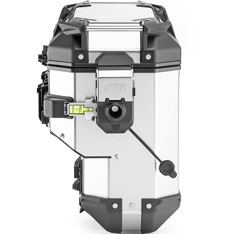 MALETA GIVI TREKKER OUTBACK EVO SMART 33 ANODIZED OBKEVS33AAR DERECHA