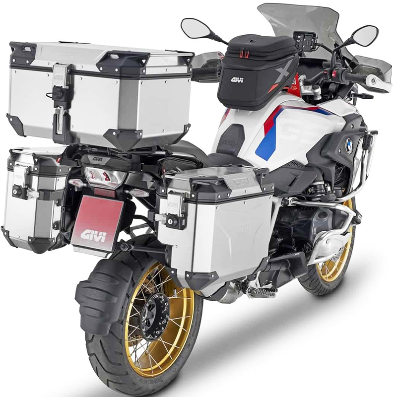 MALETA GIVI TREKKER OUTBACK EVO SMART 40 ANODIZED OBKEVS40AAR DERECHA