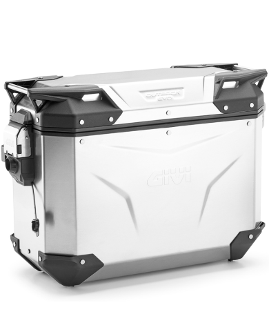 MALETA GIVI TREKKER OUTBACK EVO SMART 37 ANODIZED OBKEV37AAR DERECHA