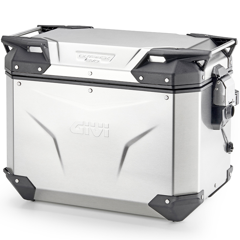 MALETA GIVI TREKKER OUTBACK EVO SMART 48 ANODIZED OBKEV48AAL IZQUIERDA