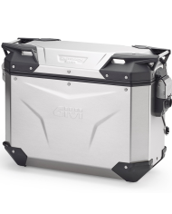 MALETA GIVI TREKKER OUTBACK EVO SMART 37 ANODIZED OBKEV37AAL IZQUIERDA