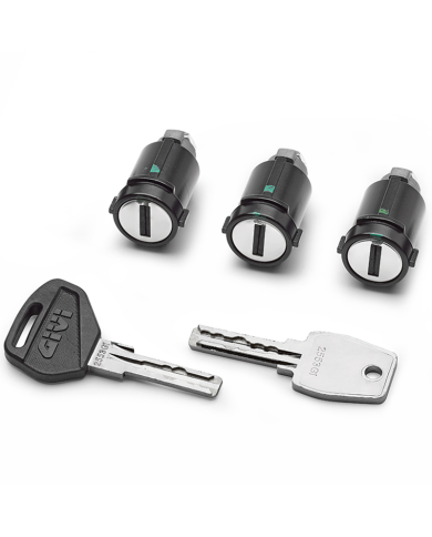 JUEGO BOMBINES PARA 3 MALETAS GIVI SMART SECURITY LOCK SLR103