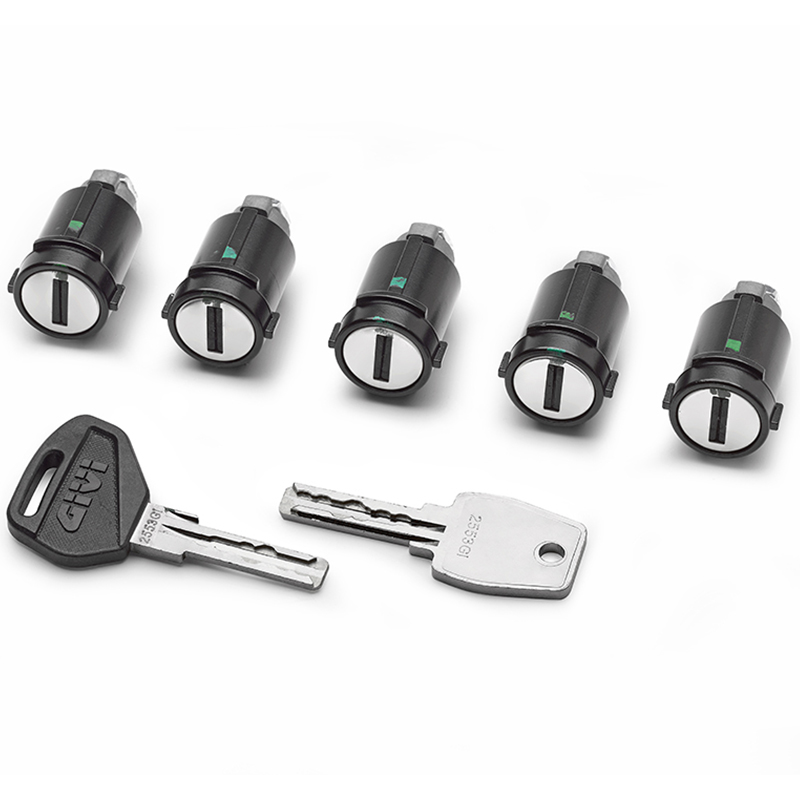 JUEGO BOMBINES PARA 5 MALETAS GIVI SMART SECURITY LOCK SLR105