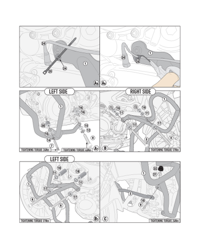 DEFENSAS DE MOTOR Y RADIADOR GIVI TN5145 BMW F900 GS