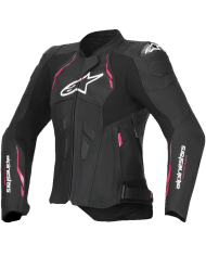 CHAQUETA ALPINESTARS STELLA DUSK LADY BLACK/DIVA PINK/WHITE