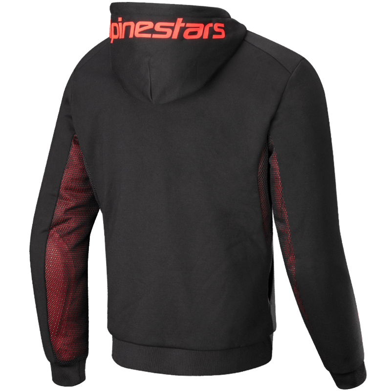 SUDADERA ALPINESTARS CHROME AIR SPORT BLACK/RED FLUO