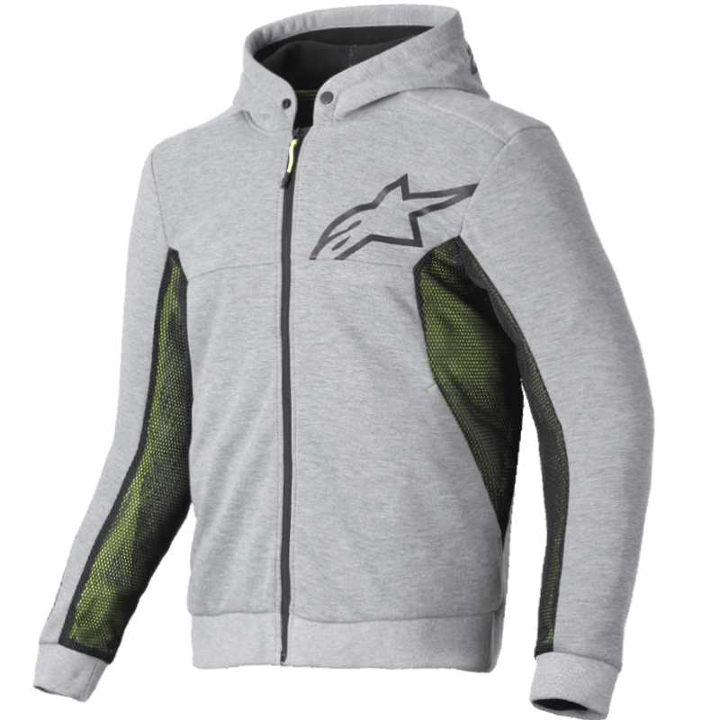 SUDADERA ALPINESTARS CHROME AIR SPORT GRAY HEATHER/BLACK