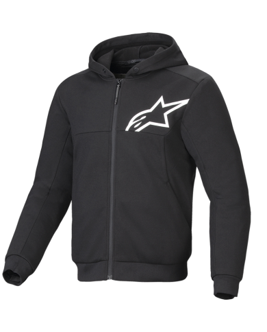 SUDADERA ALPINESTARS CHROME V2 SPORT BLACK/WHITE